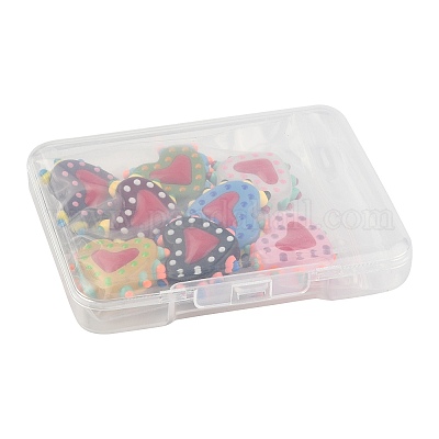 8 шт. 8-х цветные стеклянные бусины LAMP-FS0001-50-1