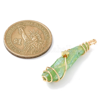 Гальванические необработанные грубые подвески из натуральной кварцевой медной проволоки PALLOY-JF02412-01-1