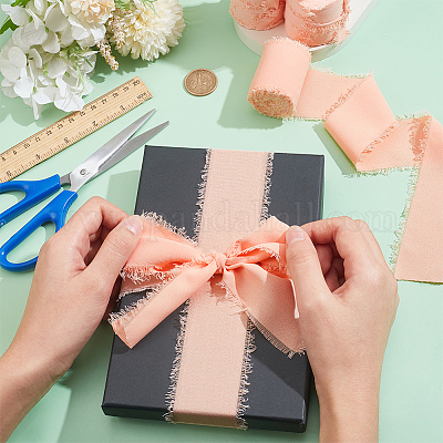 5 метр хлопчатобумажных бахромчатых лент OCOR-WH0045-09B-1