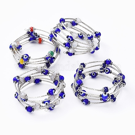 Bracelets à cinq boucles BJEW-JB04656-1