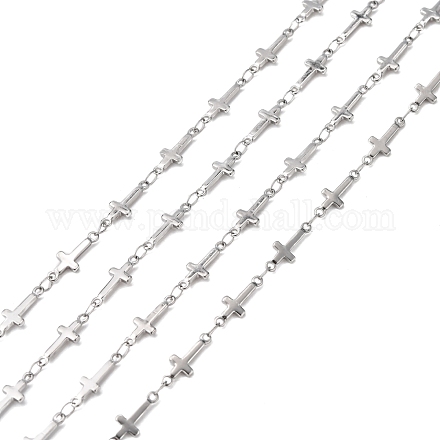 304 de acero inoxidable cruz cadenas de eslabones CHS-R009-04-1