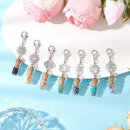 Чакра натуральный лазурит HJEW-JM03308-1