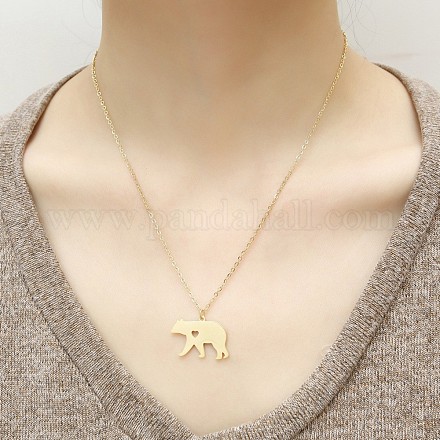 Ожерелья с подвесками из нержавеющей стали 304 для женщин FS-WGD2842-01-1