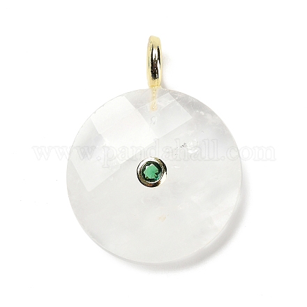 Ограненные подвески из натуральных кристаллов кварца G-A287-02G-01-1