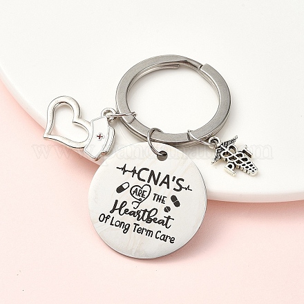 Брелок из нержавеющей стали и сплава 304 KEYC-YW00096-01-1