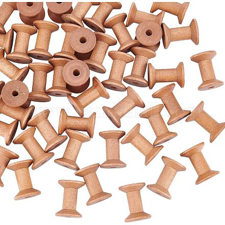 Катушка с нитками для шитья по дереву ODIS-WH0029-18-1