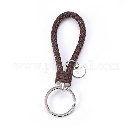 Accessoires de fermoir de porte-clés en cuir pu KEYC-I110-D11-1