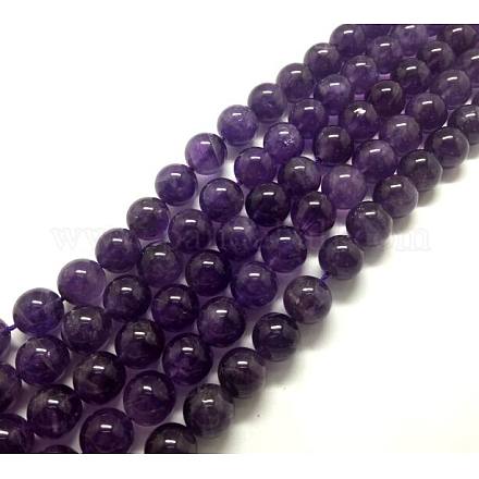 Mèches de perles naturelles d'améthyste G-D780-1