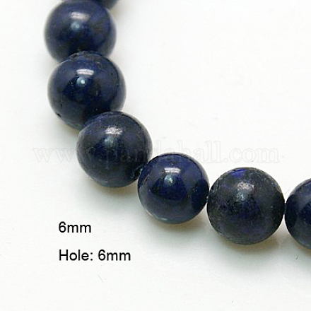 Perles de magnésite naturelle TURQ-E009-6mm-08-1