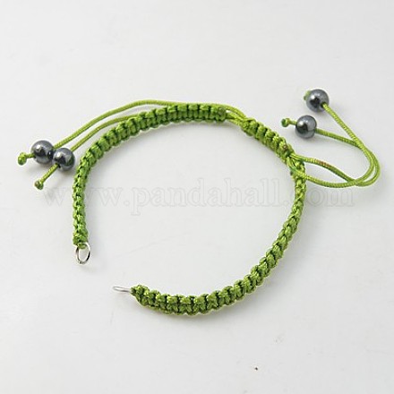 Braided Nylon Bracelet Making AJEW-JB00001-06-1