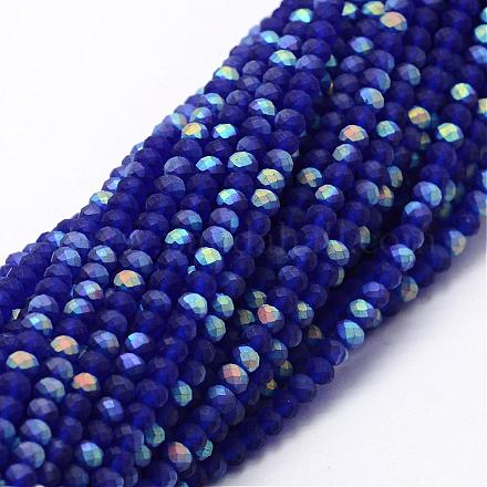 Perles de verre rondelle facettées demi-couleur ab EGLA-L007-F09-4mm-1