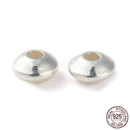 925 Sterling Silver Beads STER-P053-08A-S-1