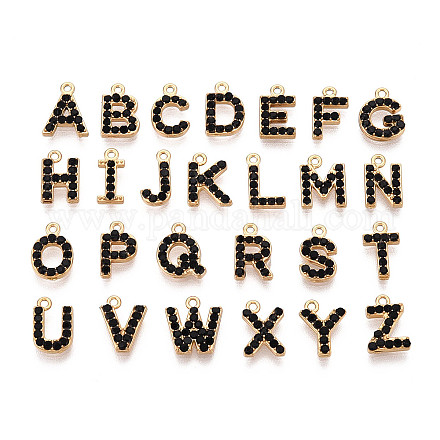 Подвески из нержавеющей стали 304 и страз STAS-T071-11B-G-1