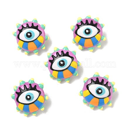 Выпечка окрашенные стеклянные бусины LAMP-D004-04E-1