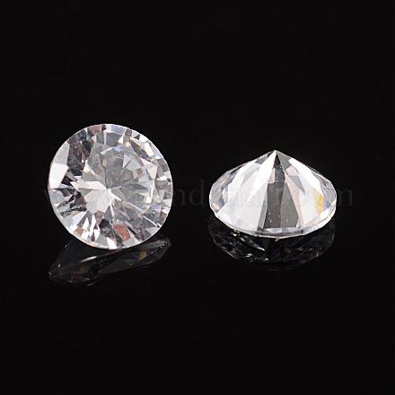 Cabochons de zircone cubique en forme de diamant clair X-ZIRC-M002-4mm-007-1