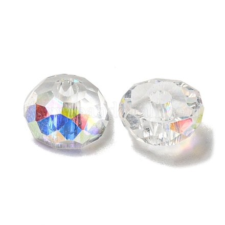 Perles en verre electroplate EGLA-Z004-02F-1