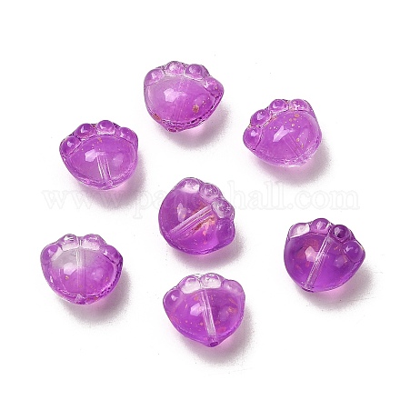 Прозрачные стеклянные бусины GLAA-D304-02G-1