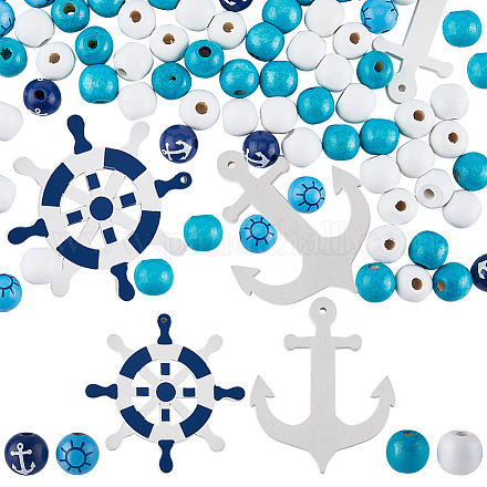 Sunnyclue kit para hacer joyas con temática oceánica diy DIY-SC0022-65-1