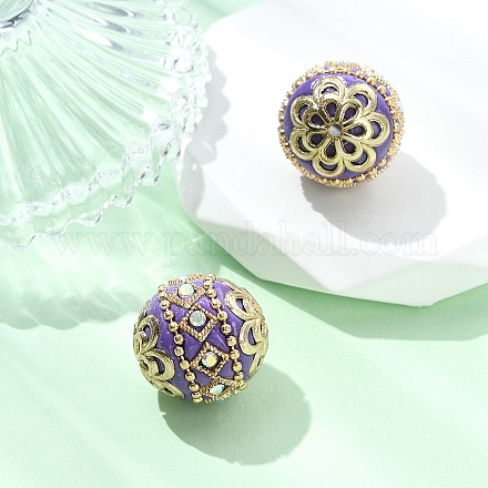 Индонезийские бусины ручной работы IPDL-YW0001-01G-1