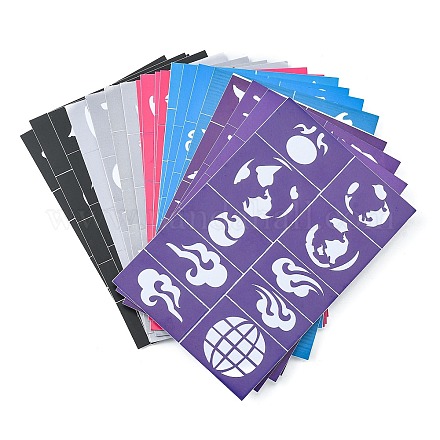 Removable Temporary Tattoos Paper Stickers AJEW-WH0026-A20-1