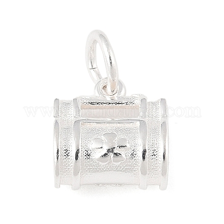 925 подвеска в форме полого мешочка из стерлингового серебра с соединительными кольцами STER-R013-13S-1