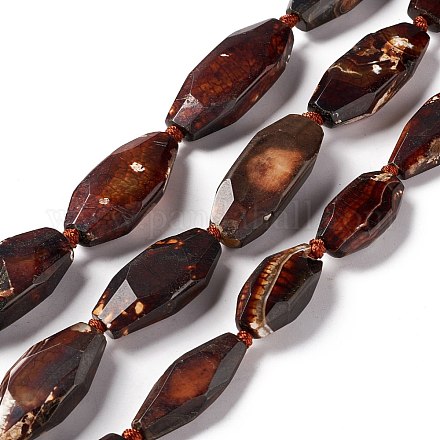 Natural Agate Beads Strands G-F719-13D-1