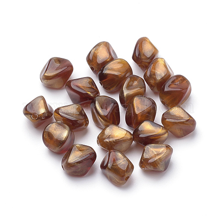 Perle acriliche bicolore MACR-Q225-24-1