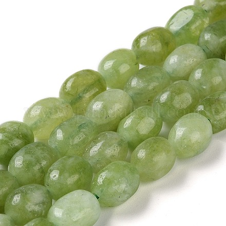 Chapelets de perles en jade de malaisie naturelle G-I283-H14-01-1