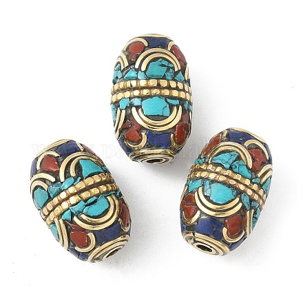 Индонезийские бусины ручной работы KK-H075-01AG-01-1