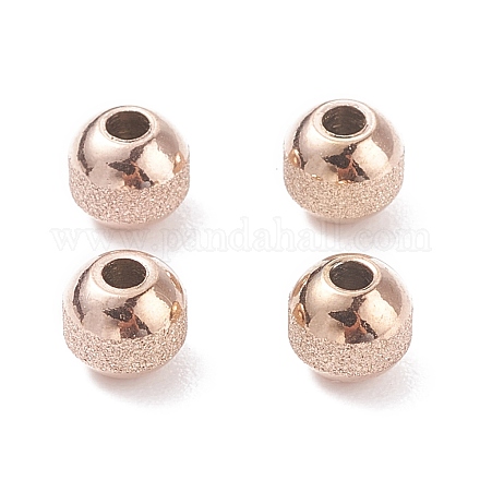 Ion Plating(IP) Textured 304 Stainless Steel Beads STAS-P306-01D-RG-1