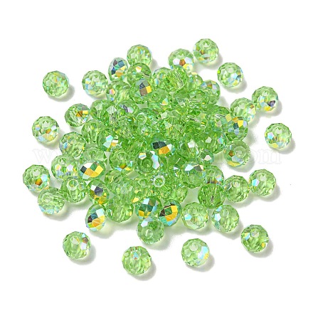 Гальванические стеклянные бусины EGLA-Z004-01A-06-1