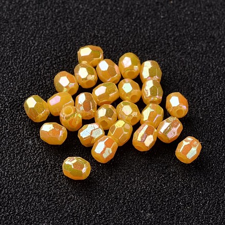 AB Color Plated Eco-Friendly Poly Styrene Acrylic Beads TACR-L003-74-1
