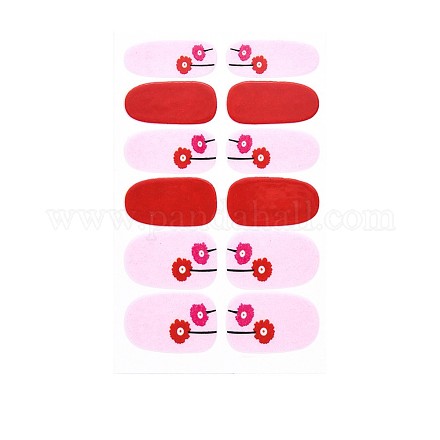 Цветочная серия наклейки для ногтей с полным покрытием MRMJ-T109-WSZ471-1