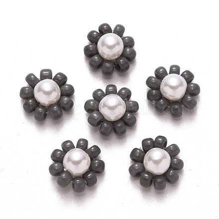 Ciondoli di perle di vetro FIND-R086-05F-1