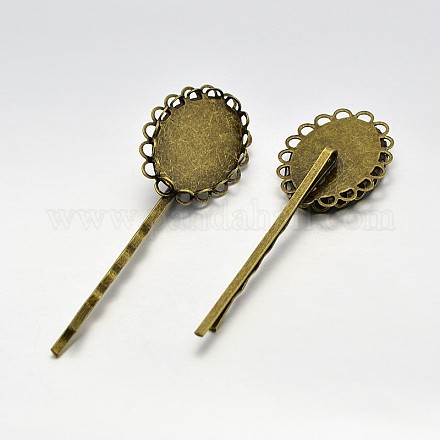 Accessoires de cheveux antique accessoires de bobby épingle à cheveux en fer MAK-J007-38AB-NF-1