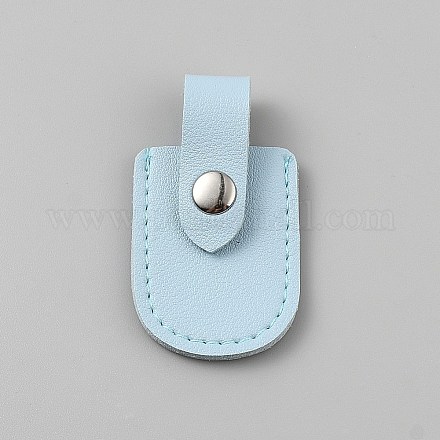 Чехлы для кусачек для ногтей из искусственной кожи в форме арки&nbsp;DIY-WH20007-327C-1