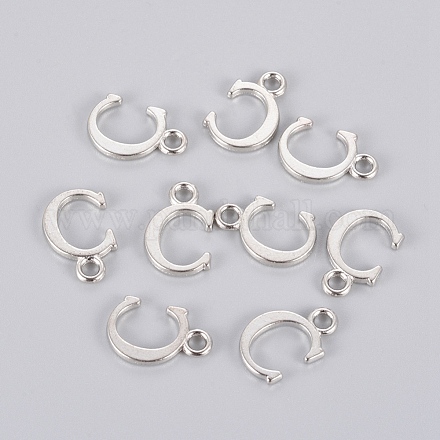 Alloy Letter Charms ZP4-C-1