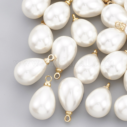 Colgantes de perlas de imitación de plástico abs KK-T035-62-1