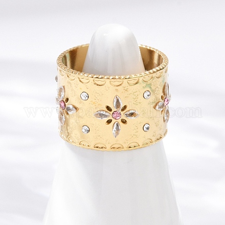 Открытые кольца манжеты из нержавеющей стали 304 RJEW-S629-10G-D-1