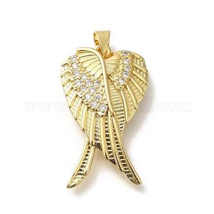 Реечное покрытие латунь с подвесками из кубического циркония KK-Z086-14G-02-1