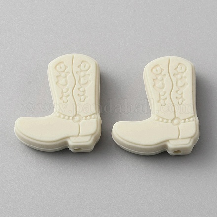 Силиконовые бусины&nbsp;LS-SIL-WH0001-51A-1