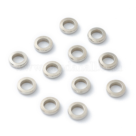 201 Stainless Steel Spacer Beads STAS-B006-15P-1