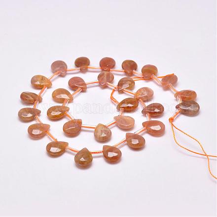 Natural Sunstone Beads Strands G-D864-15A-1