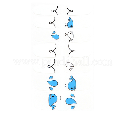 Pegatinas de arte de uñas de tapa completa MRMJ-T040-065-1