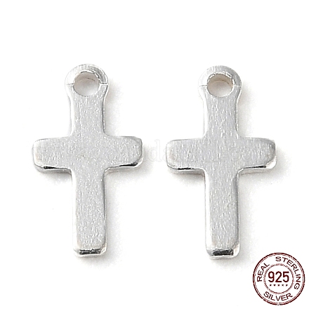 925 Sterling Silver Cross Chain Extender Drops STER-P053-04S-1