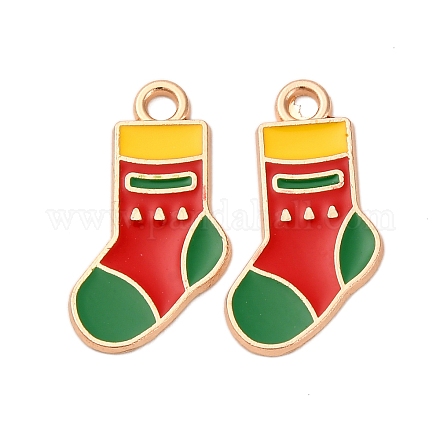 Рождественские эмали сплава подвески ENAM-K080-01F-G-1