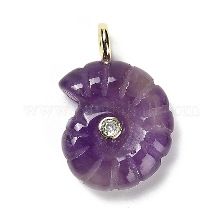 Подвески из натурального аметиста  G-A287-01G-05-1