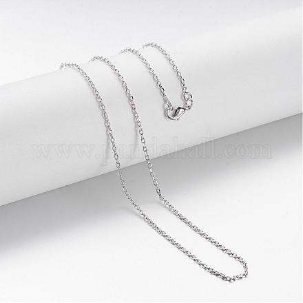 Brass Chain Necklaces MAK-F013-04P-1
