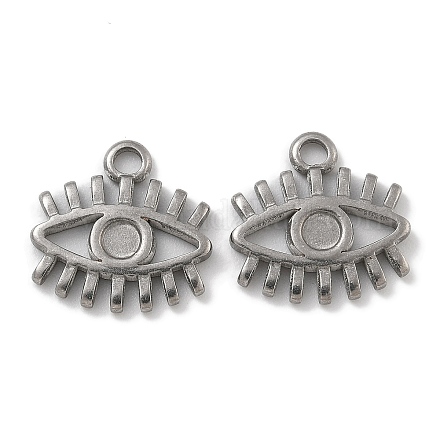 Оправы для подвесок из нержавеющей стали 304 с кабошонами STAS-D197-02P-1