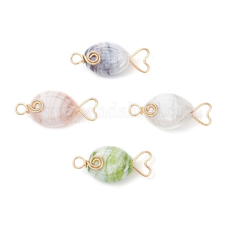 Подвески лэмпворк ручной работы PALLOY-TA00361-1